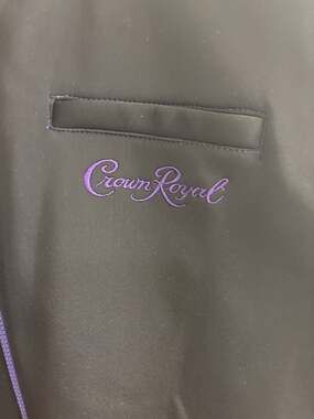 Crown Royal promotion material. Soft shell jacket